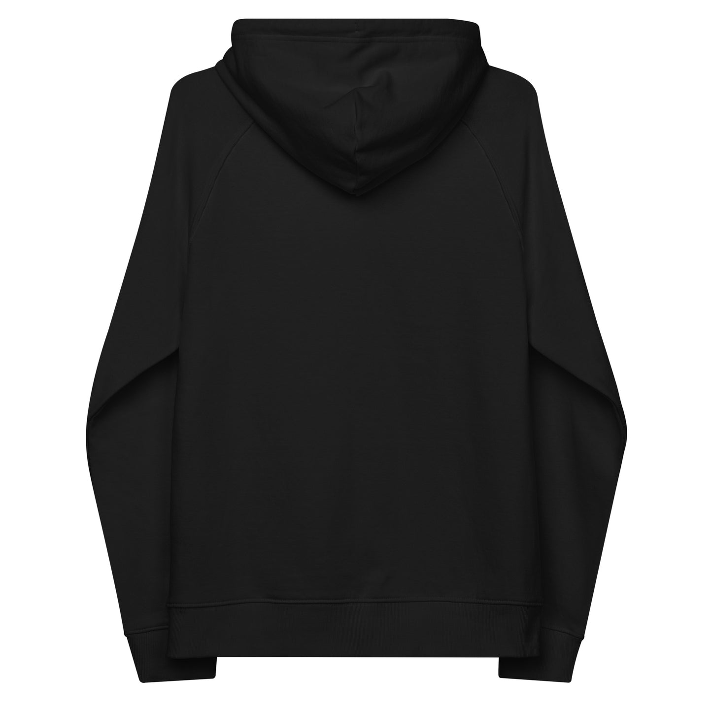 Organic Unisex Raglan Hoodie - Embroidered
