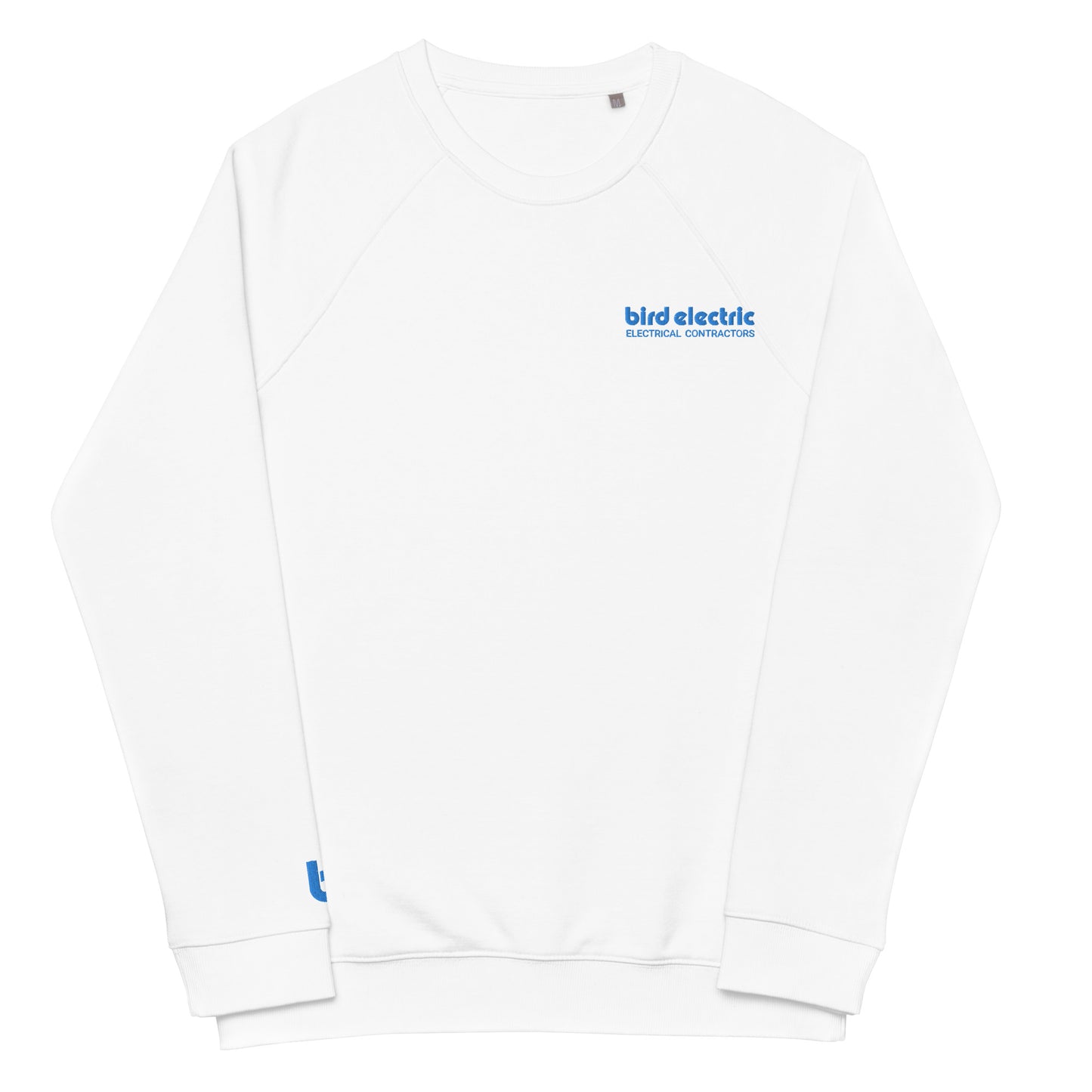 Organic Unisex Raglan Sweatshirt - Embroidered